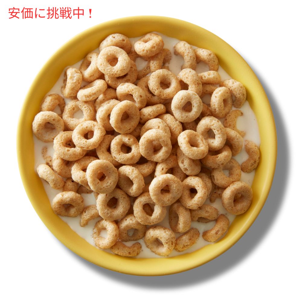Cheerios チェリオ [ハニーナッツ Honey Nut Breakfast Cereal - 18.8 oz / チェリオス 全粒オーツ麦 シリアル 532g 6