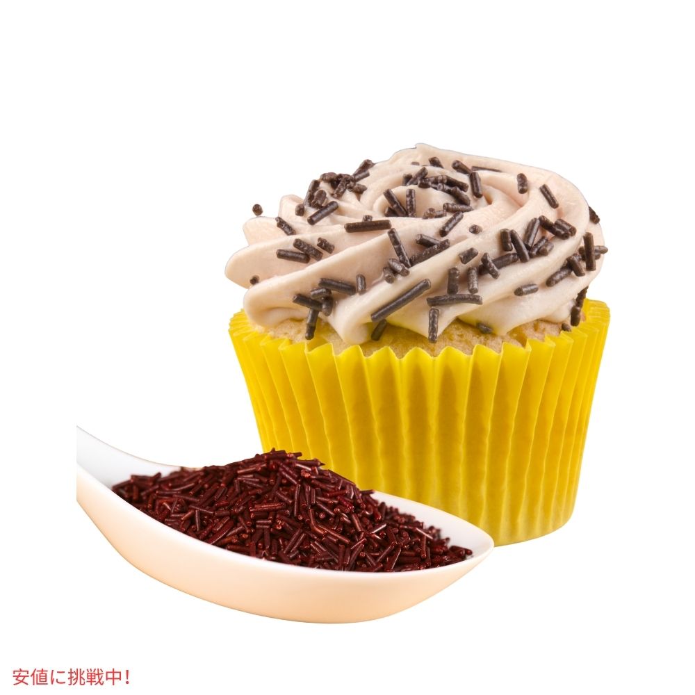チョコレート スプリンクル 1.6ポンドアイスクリーム お菓子作り 製菓 トッピング Chocolate Sprinkles Jimmies Brown Sprinkles 1.6lbs 5