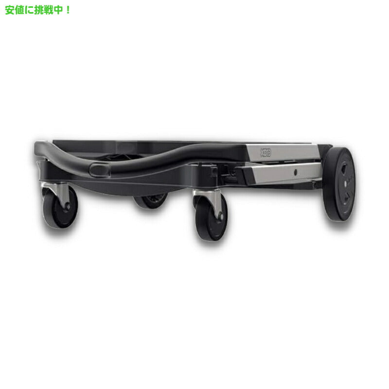 クラックス 折り畳み式ショッピングカート 収納クレート付き 黒 CLAX Collapsible Shopping Cart with Storage Crate Black 4