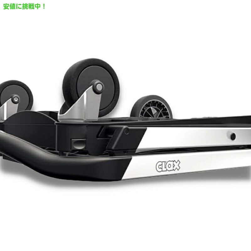 クラックス 折り畳み式ショッピングカート 収納クレート付き 黒 CLAX Collapsible Shopping Cart with Storage Crate Black 6