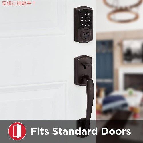 KwiksetクイックセットSmartCode 270 Keyless Electronic Touchpad Deadbolt Code 270 キーレス電子タッチパッド式デッドボルトVenetian Bronze 4