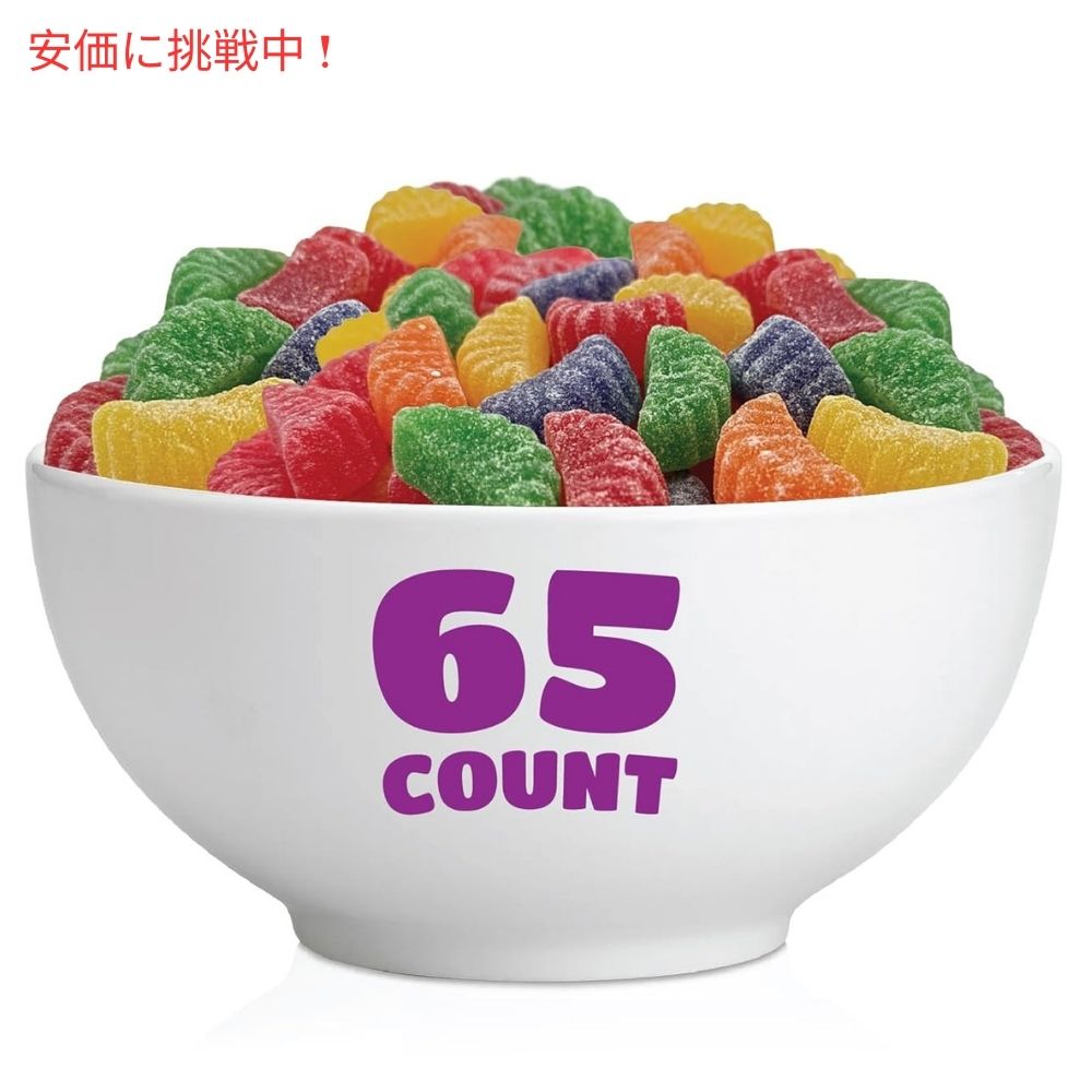 Crazy Outlet クレイジーアウトレット フルーツスライス ゼリーキャンディ アソート 907g 約65個 Fruit Slices Jelly Candy Assorted Flavors 2lbs 4