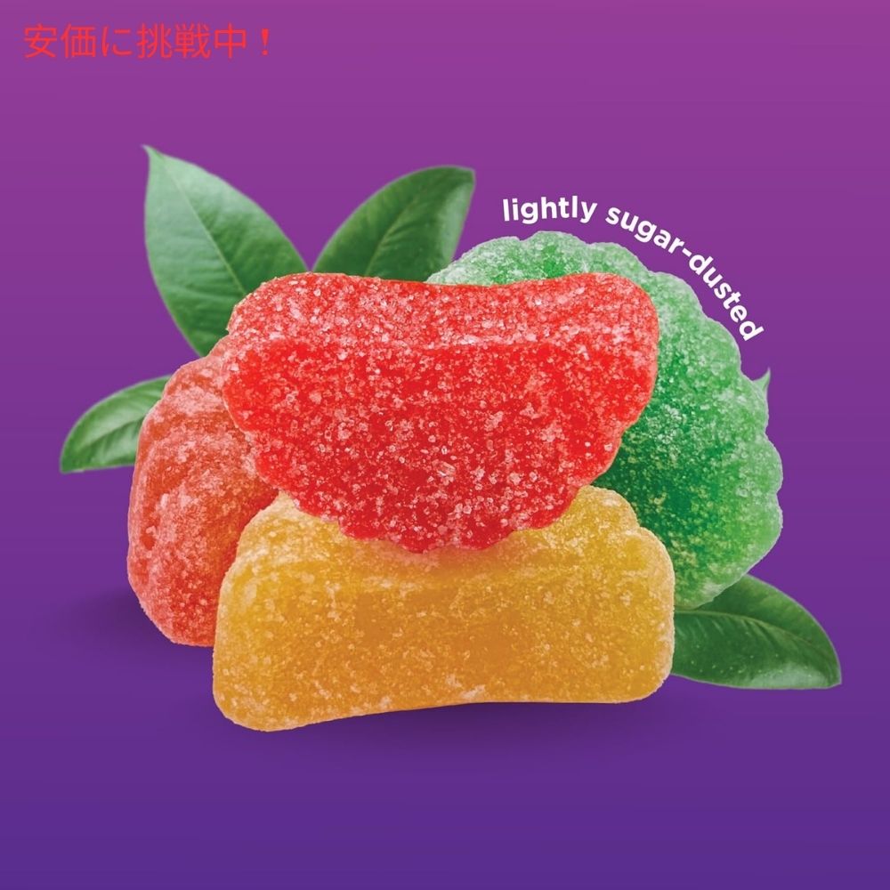 Crazy Outlet クレイジーアウトレット フルーツスライス ゼリーキャンディ アソート 907g 約65個 Fruit Slices Jelly Candy Assorted Flavors 2lbs 5
