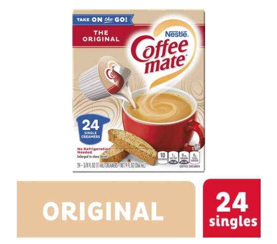 Nestle コーヒーメイト オリジナル リキッド コーヒー クリーマー シングル、9オンス、24個入り 1