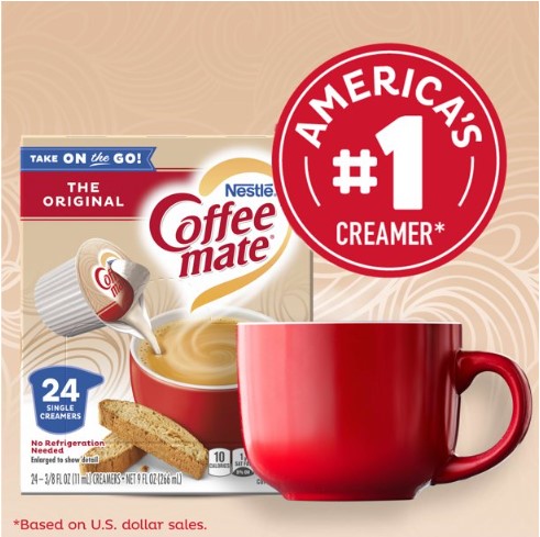 Nestle コーヒーメイト オリジナル リキッド コーヒー クリーマー シングル、9オンス、24個入り 3