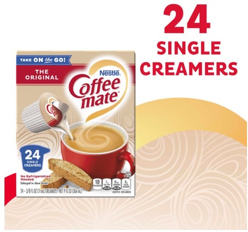 Nestle コーヒーメイト オリジナル リキッド コーヒー クリーマー シングル、9オンス、24個入り 4