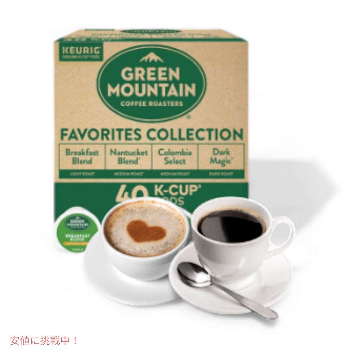 キューリグ Kカップ グリーンマウンテン お気に入りコレクション 40個 KEURIG Green Mountain K-cup Favorites Collection 40ct 6