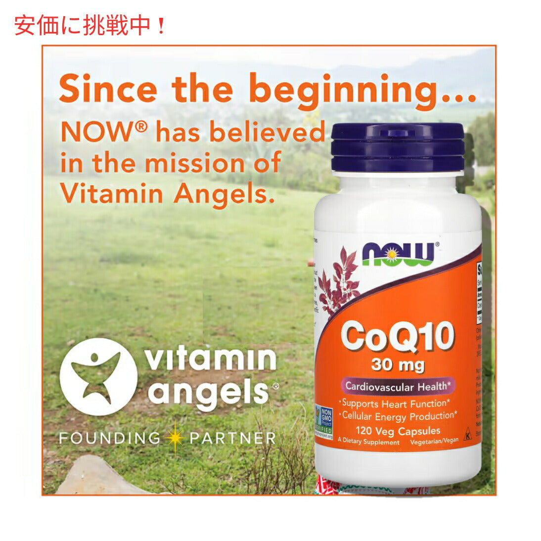 【2個セット】ナウフーズ Now Foods CoQ10 30mg 120ベジカプセル 5