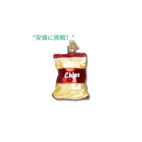 Old World Christmas クリスマスツリー用チップガラス吹きオーナメント 1
