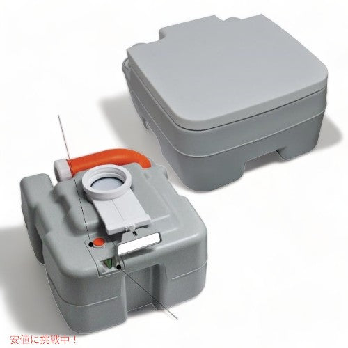 SereneLife セレーネライフ ポータブルトイレ キャリーバッグ付 室内用屋外用 トイレ Portable Toilet with Carry Bag 3