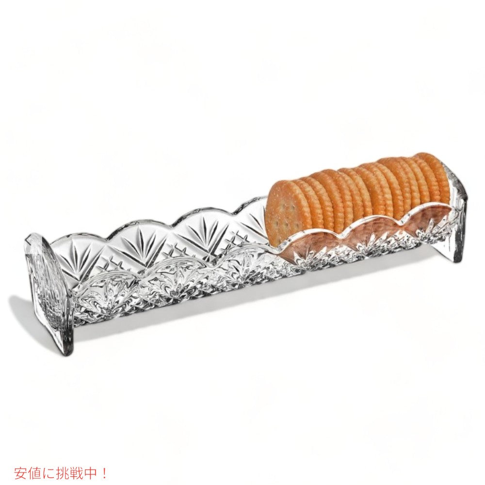 クラッカー トレイ　ガラスの器 おひとり様演出 Godinger Dublin Cracker Tray  ゴディンガー ダブリン 4