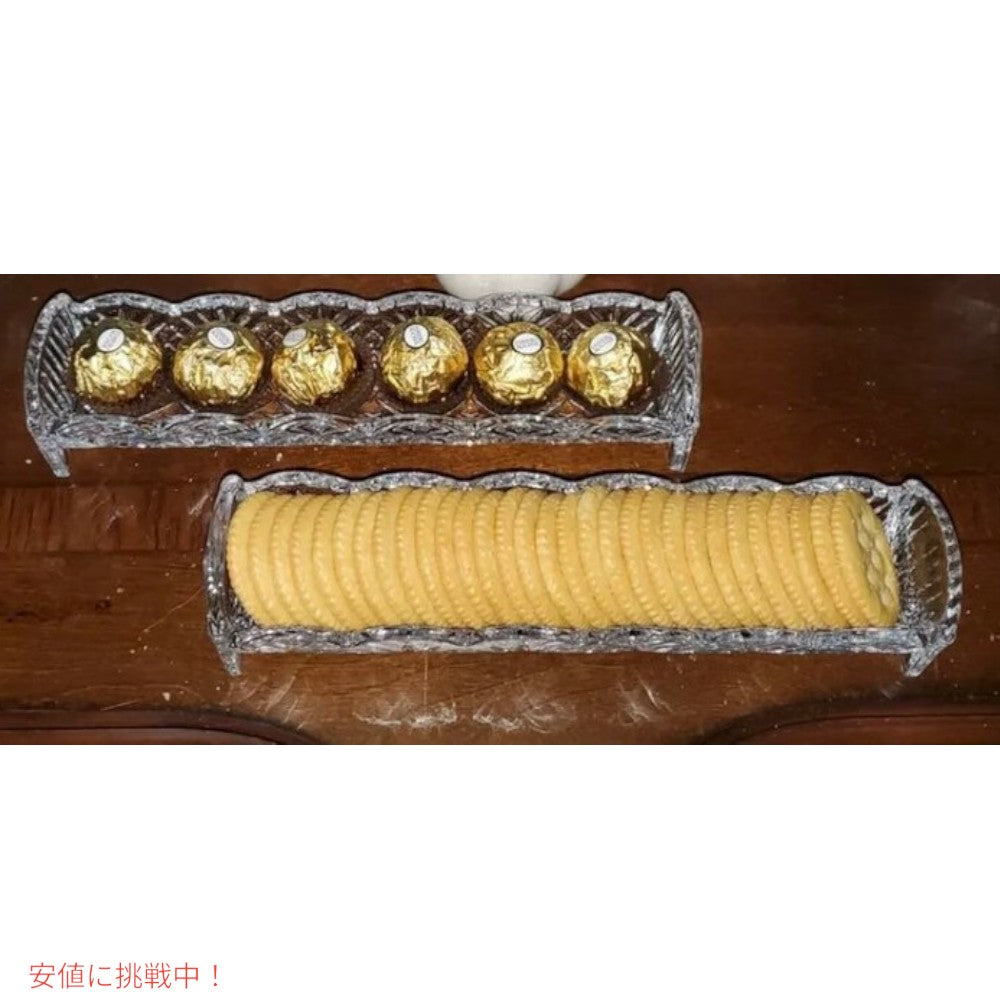 クラッカー トレイ　ガラスの器 おひとり様演出 Godinger Dublin Cracker Tray  ゴディンガー ダブリン 6