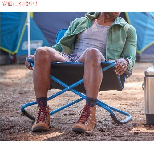 Coleman コールマン クロス ロッカー アウトドア ロッキング チェア Cross Rocker Outdoor Rocking Chair up to 300lbs Deep Ocean (blue) 2