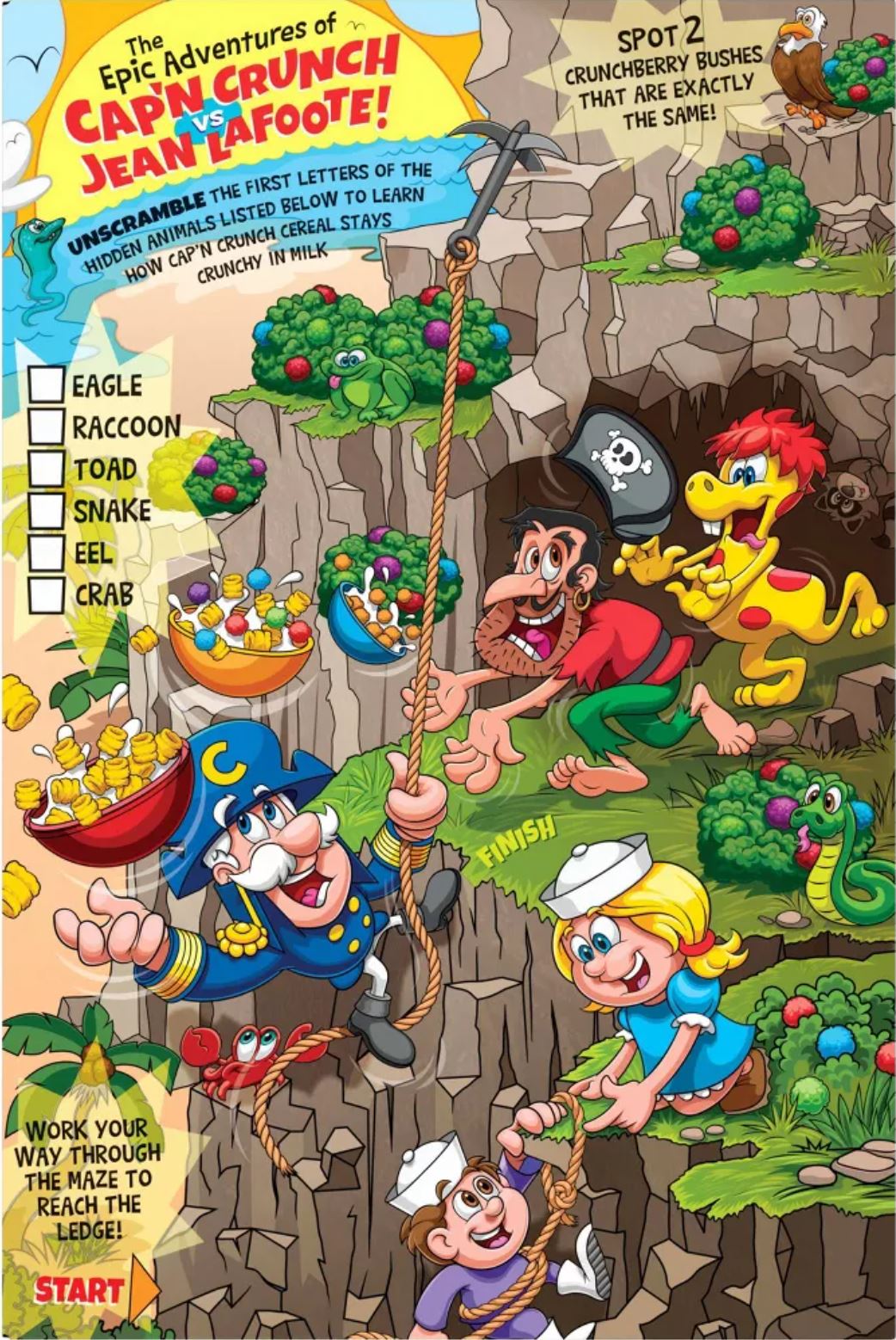 キャプン クランチ ベリーシリアル 334g Cap'n Crunch Berries Cereal 11.7oz / Sweetened Corn & Oat Cereal  スイートコーン＆オーツ シリアル 2