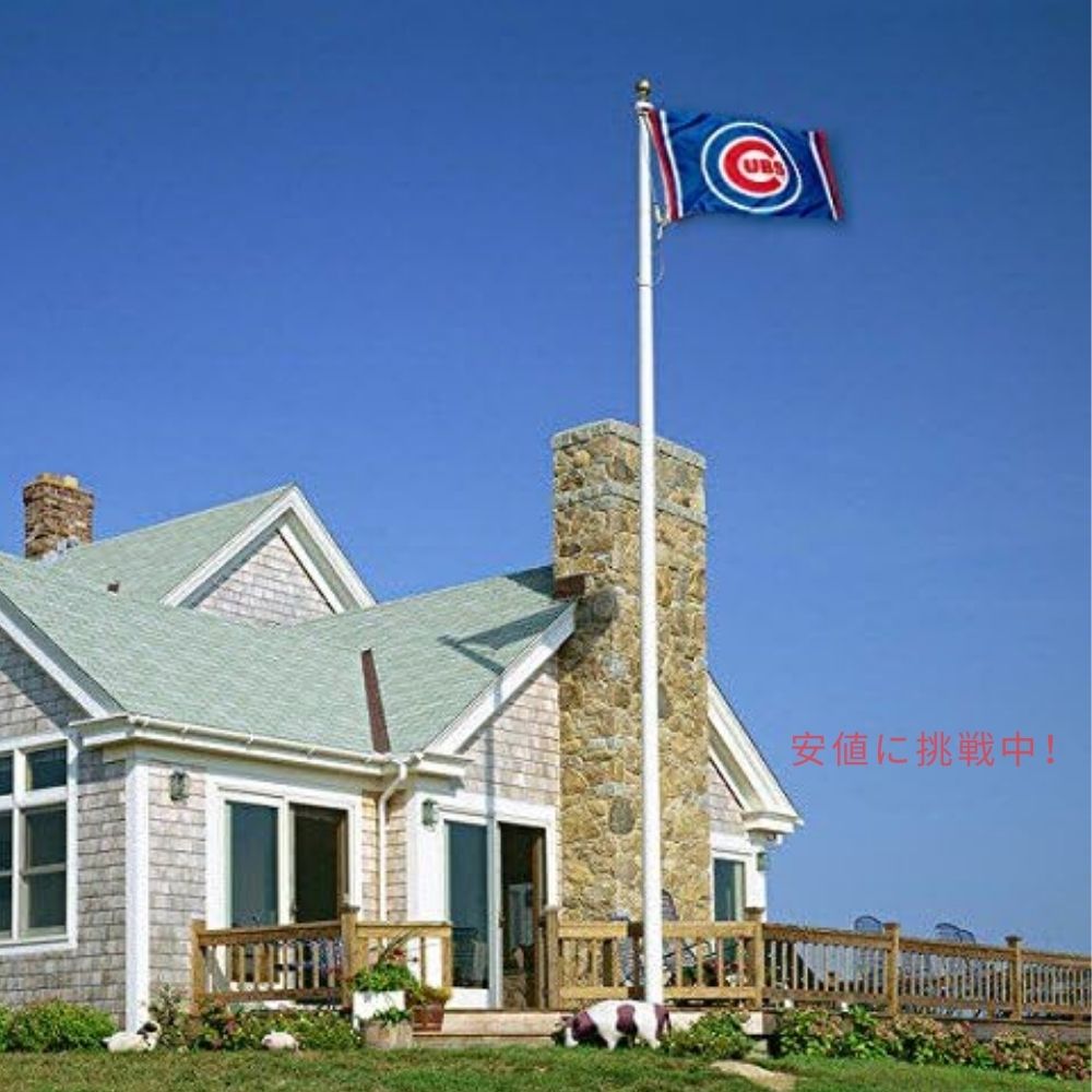 WinCraft MLB シカゴカブス サークルロゴ フラッグ 公式ライセンス 旗 デコレーション Circle Logo Flag Chicago Cubs 7