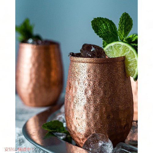 Kosdeg 銅カップ 12オンス  4個セット -ワインのユニークな楽しみ方 Copper Cups set of 4 2