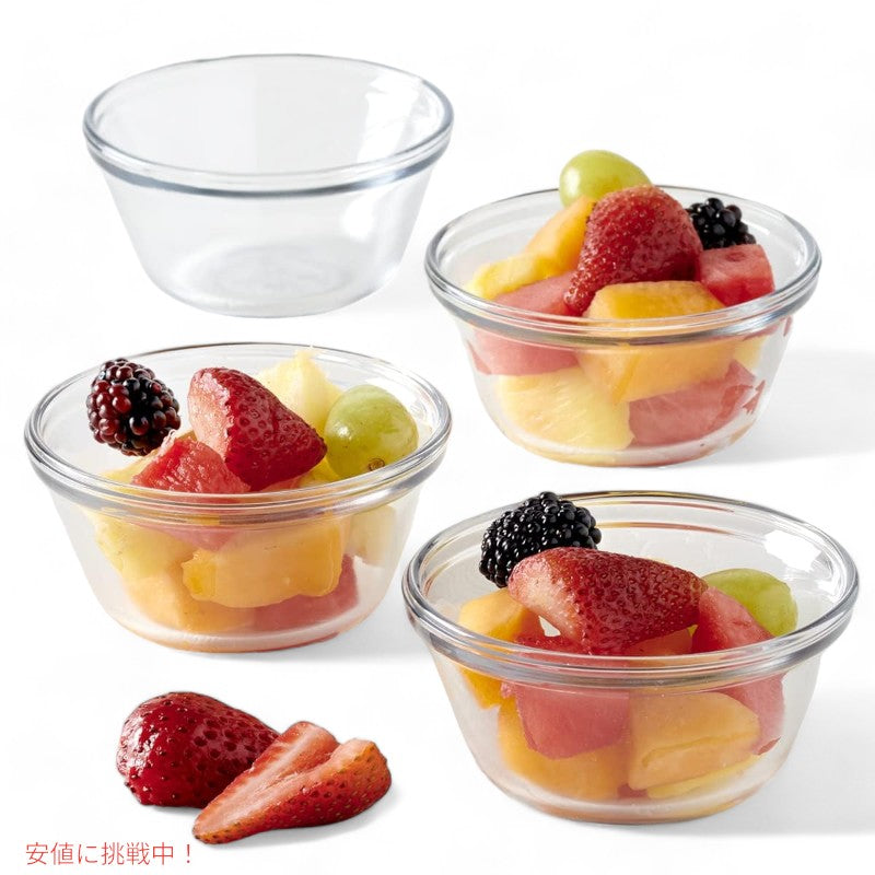 Anchor Hocking  6オンスガラス製カスタードカップ4個セット Anchor Hocking 6-Ounce Glass Custard Cups, Set of 4 3