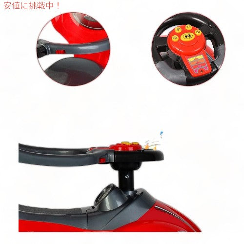 乗り物おもちゃ 手押し車 幼児用 メガカー CW80382 ChromeWheels クロームウィールズ 3 in 1 Ride on Toys Push Car with Guardrail 2