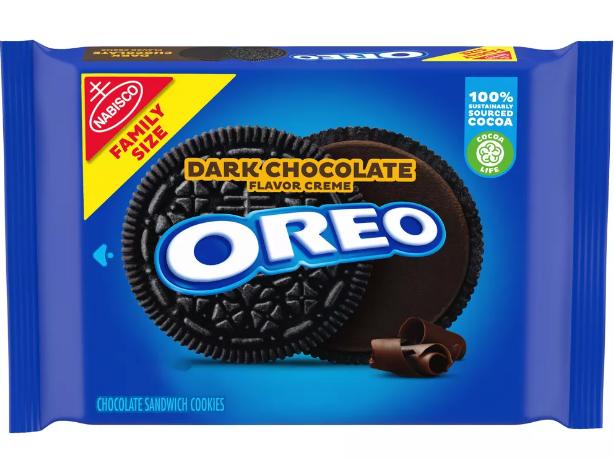Oreo オレオ Dark Chocolate Flavor Creme Cookies ダークチョコクリーム ファミリーサイズ 17oz/482g 1