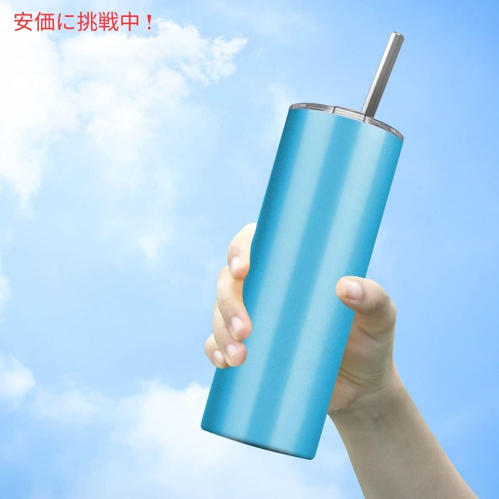 DeityBless ディティブレス 6個セット ステンレス製 スキニータンブラー 590mL アソートカラー 6 Pack Stainless Steel Skinny Tumbler 20oz Assorted Colors 5