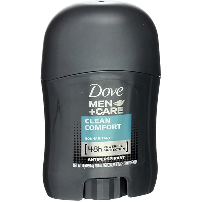 Dove Men+Care 72時間アンチパースピラント＆ミニデオドラントスティック - クリーンコンフォート - トラベルサイズ - 0.5オンス 1