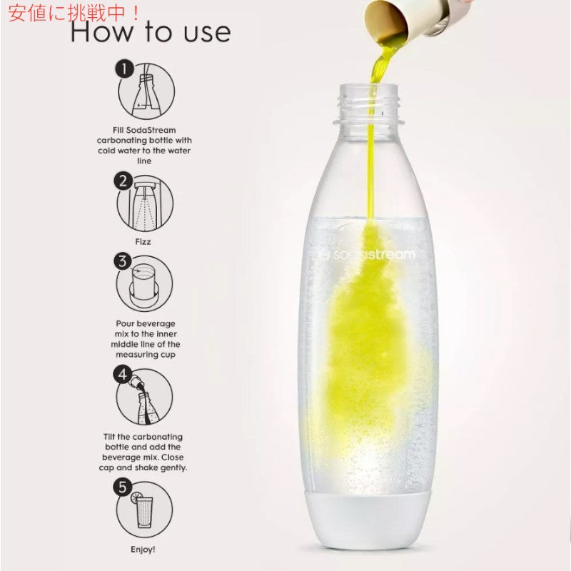 SodaStream ソーダストリーム Mountain Dew Syrup Flavor マウンテンデュー ソーダミックス 14.9oz 3