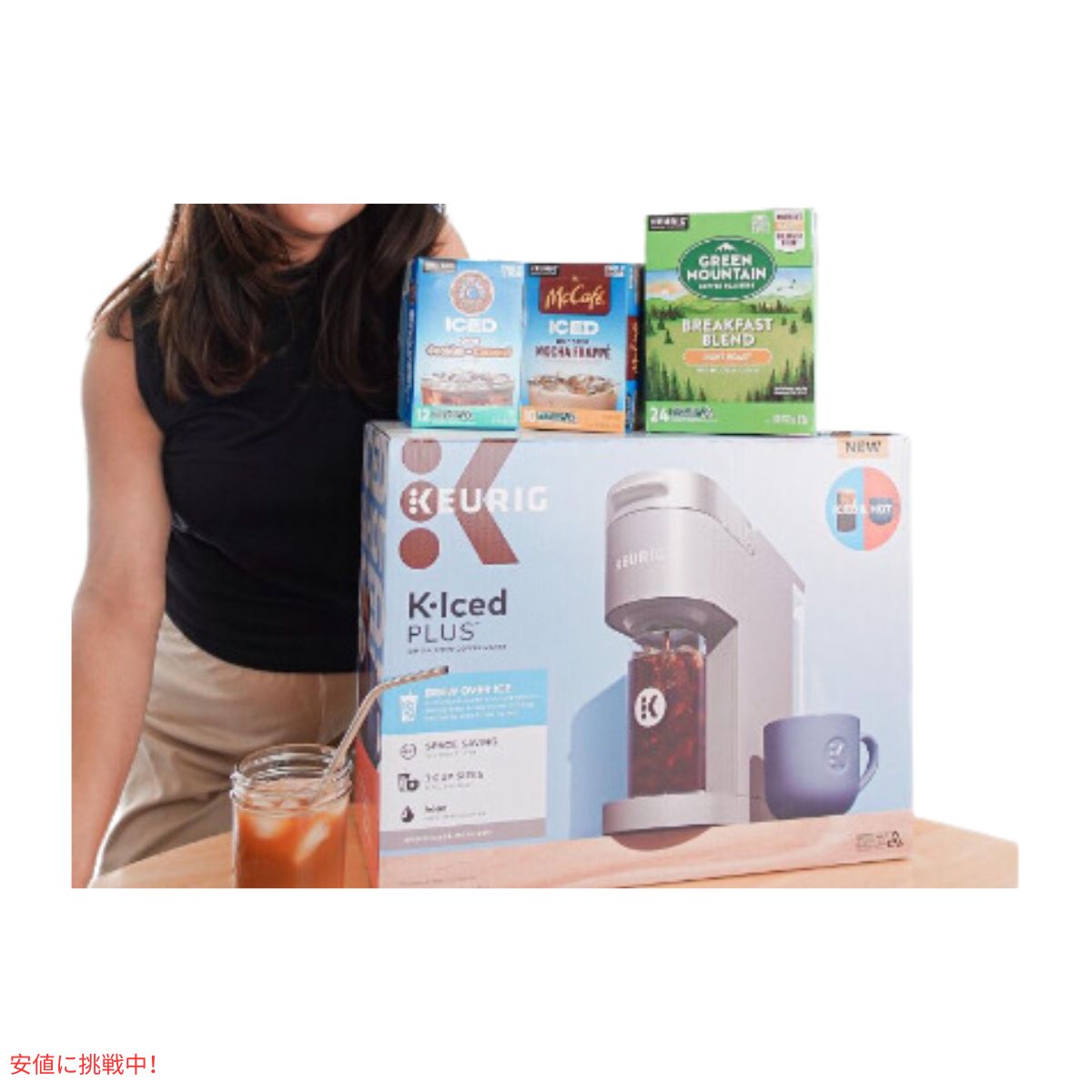 キューリグ Kカップ ドーナツショップ アイス用 モカ+アーモンド 24個入り Keurig Original Donut Shop ICED Mocha + Almond K-Cup 24ct 7