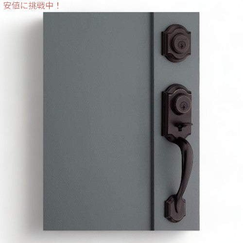 クイックセット モンタラ 玄関ドア ロックハンドル＆デッドボルトセット Kwikset Montara Front Door Lock Handle and Deadbolt Set 3