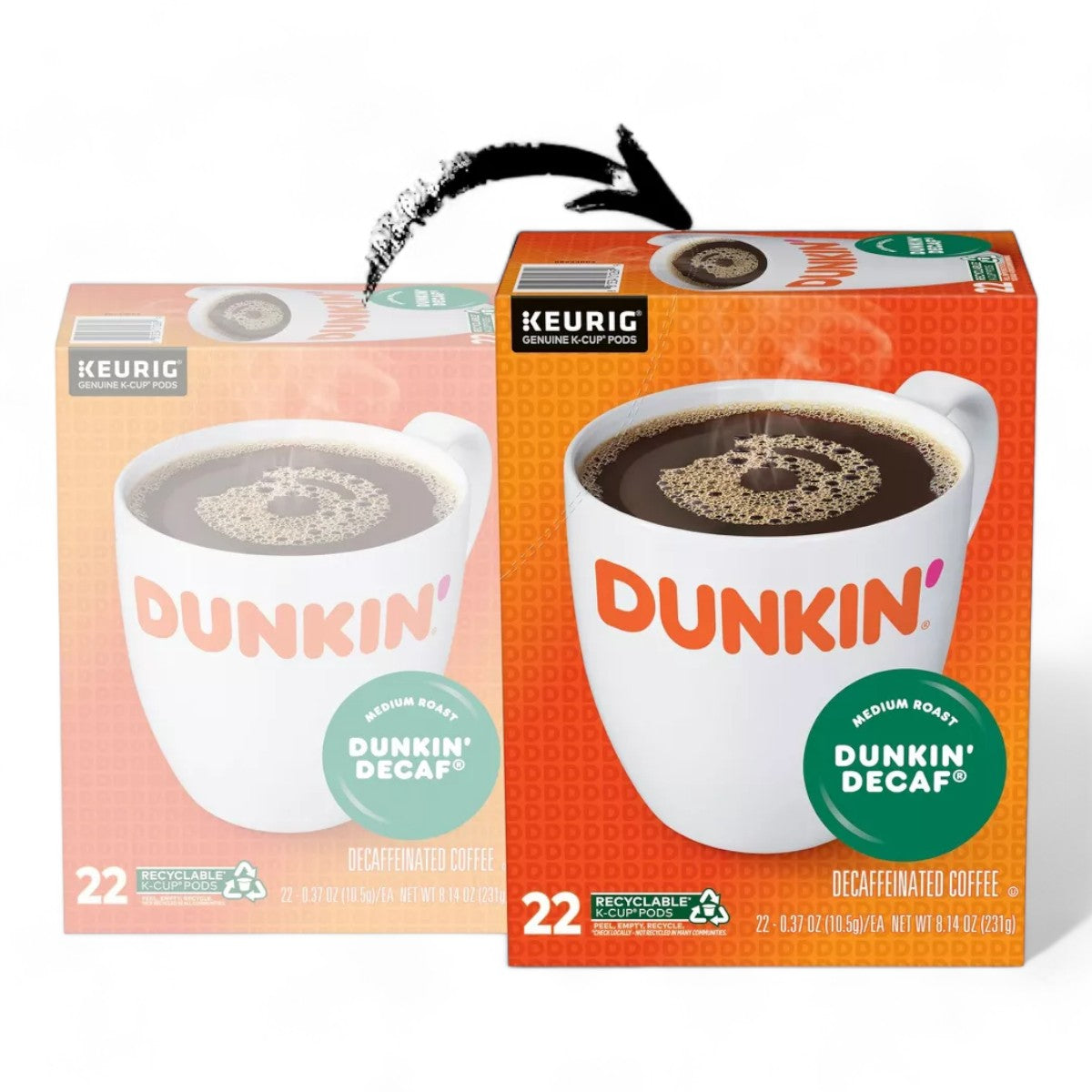 キューリグ Kカップ ダンキンドーナツ デカフェ ミディアムロースト 22個 KEURIG K-Cup Dunkin' Donuts Decaf Medium Roast 22ct 3