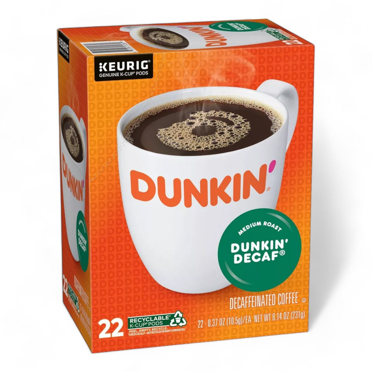 キューリグ Kカップ ダンキンドーナツ デカフェ ミディアムロースト 22個 KEURIG K-Cup Dunkin' Donuts Decaf Medium Roast 22ct 6