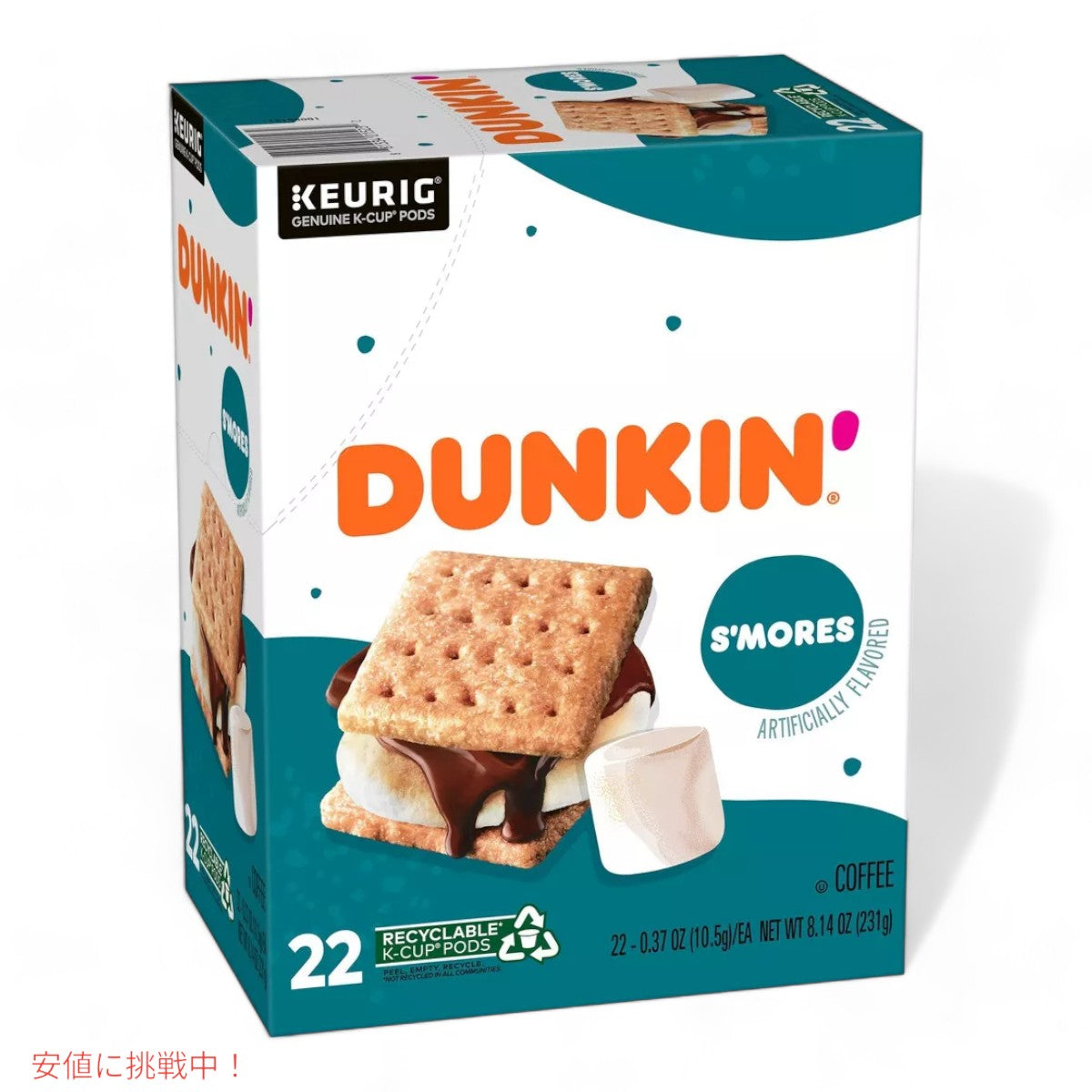 キューリグ Kカップ ダンキンドーナツ スモア 22個 KEURIG K-Cup Dunkin' Donuts S'mores 22ct 3