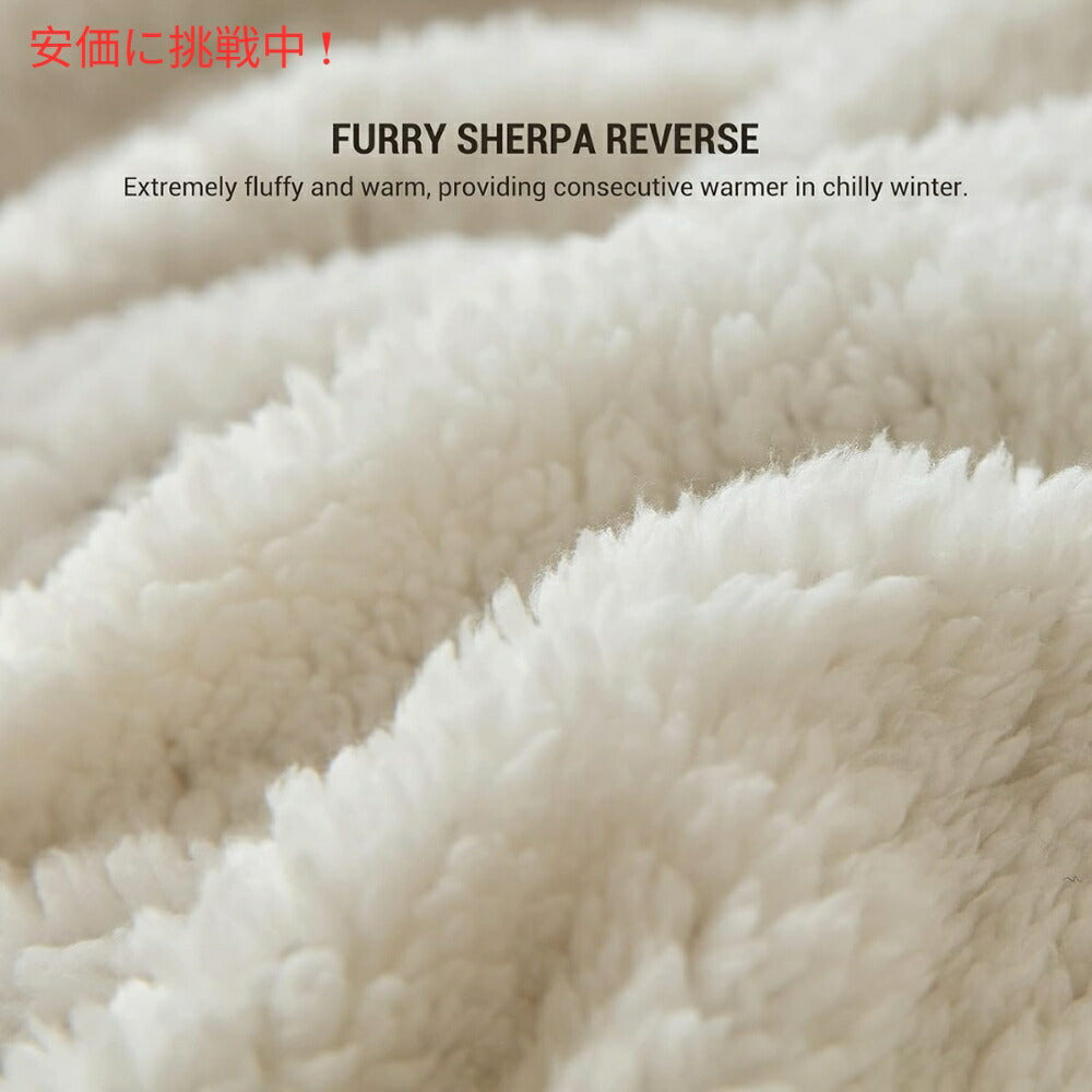 Elegear コージーで暖かい柔らかなフェイクファーブランケット（ピンク）約150cm × 200cm Cozy Warm Soft Faux Fur Blanket Pink 59x79inches 4