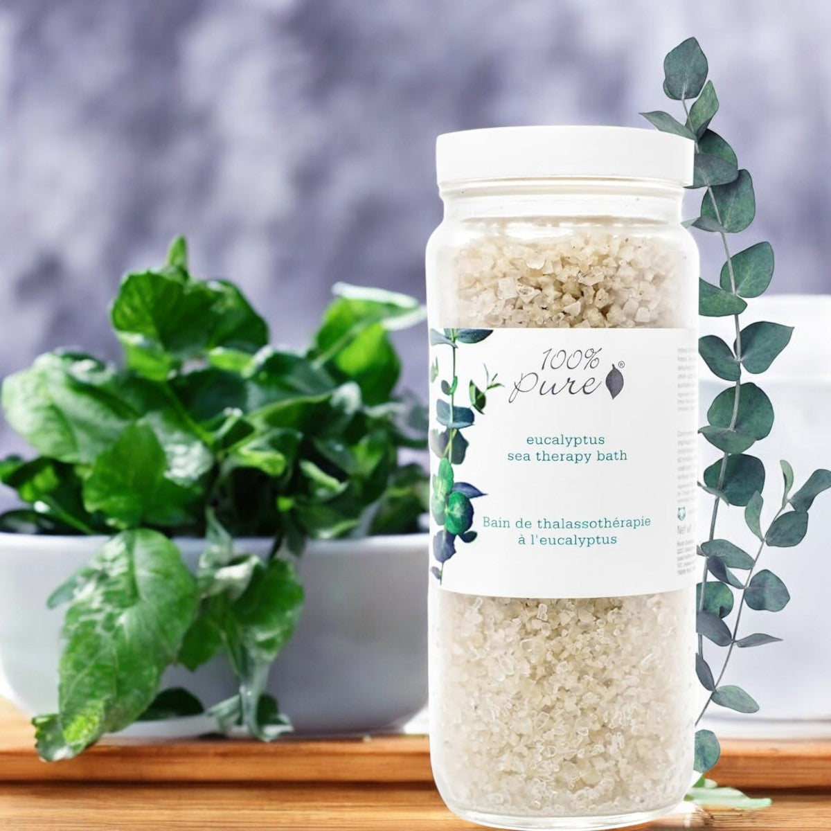 【公式】100% Pure ユーカリ シーセラピーバス 15oz Eucalyptus Sea Therapy Bath 425g【送料無料】 3
