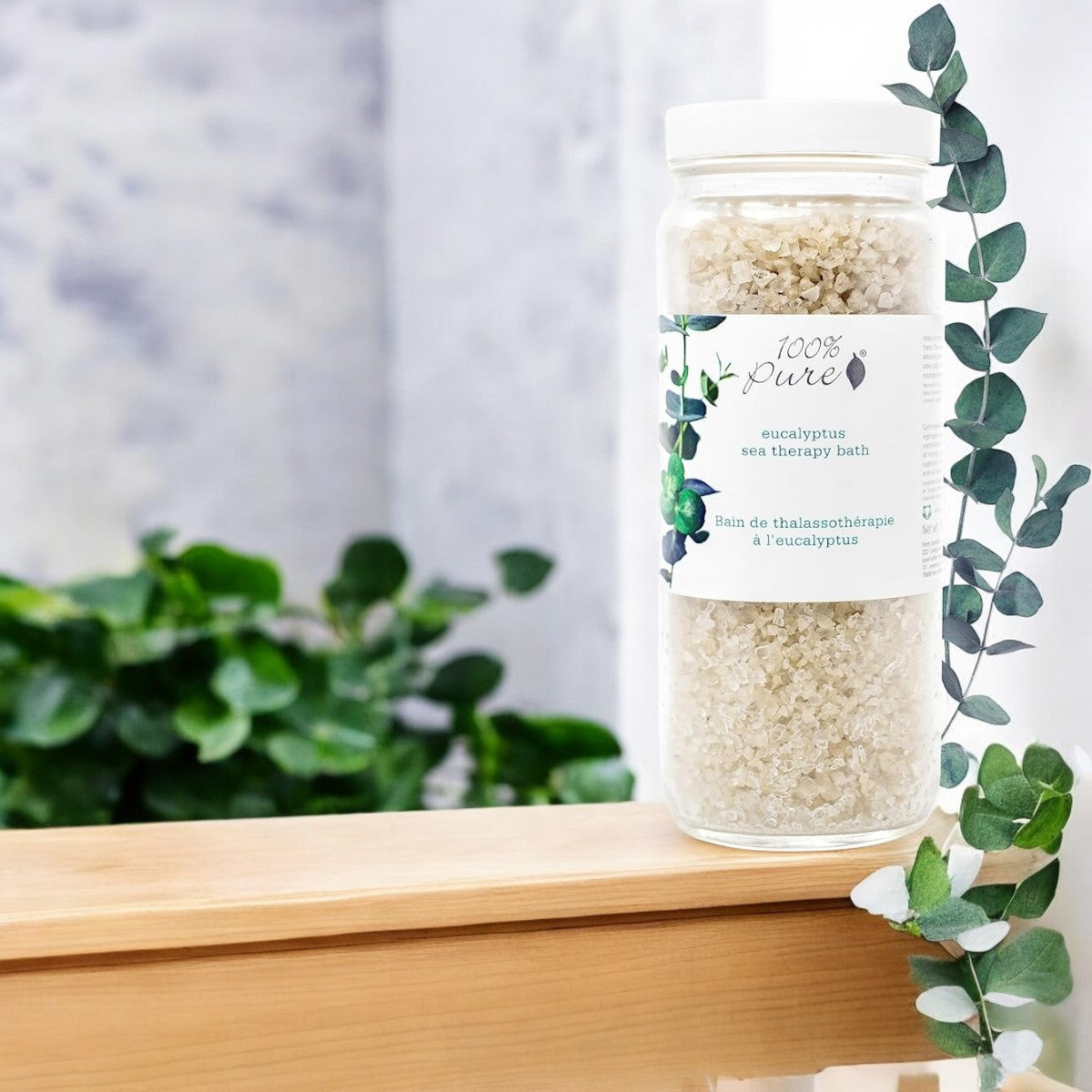 【公式】100% Pure ユーカリ シーセラピーバス 15oz Eucalyptus Sea Therapy Bath 425g【送料無料】 5