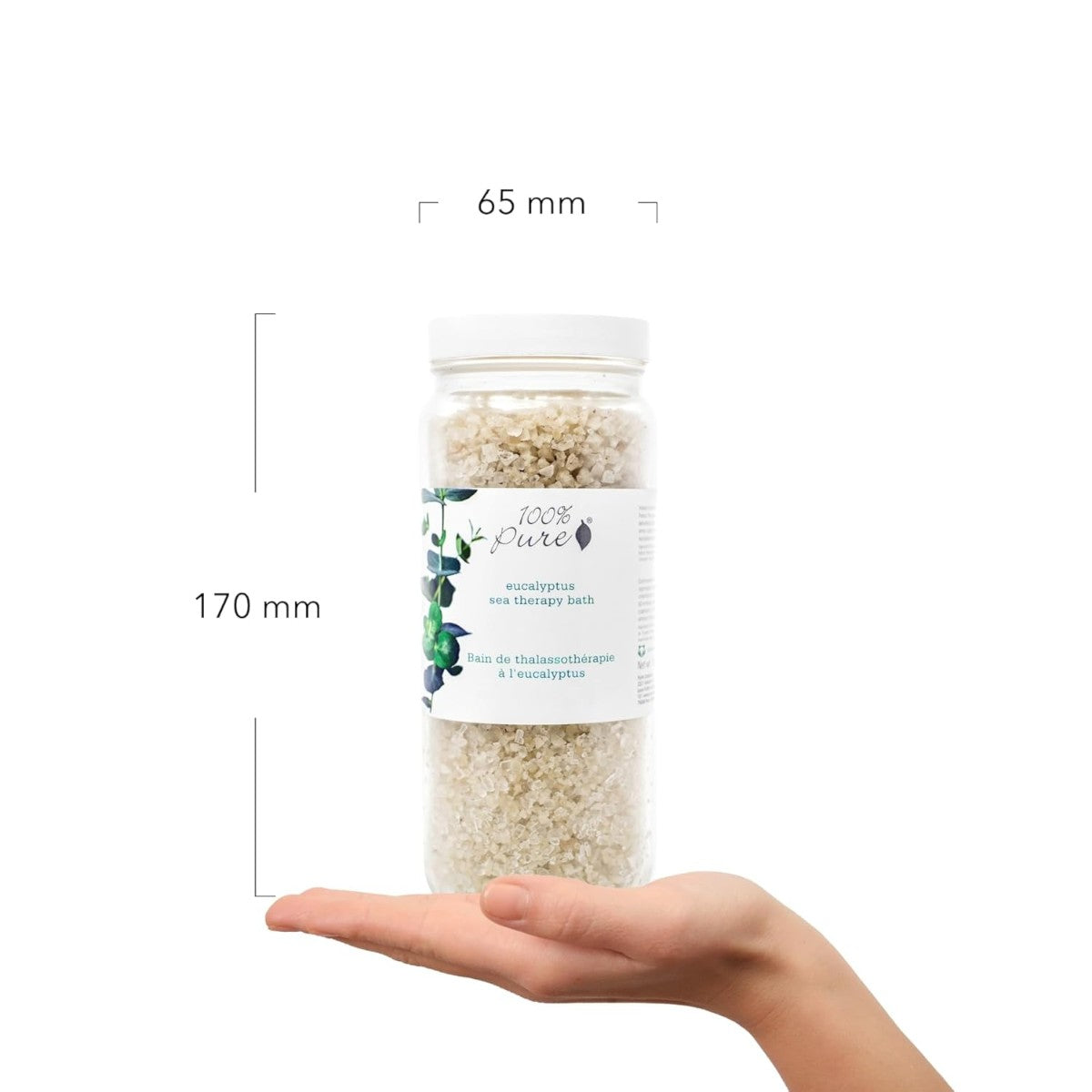 【公式】100% Pure ユーカリ シーセラピーバス 15oz Eucalyptus Sea Therapy Bath 425g【送料無料】 6