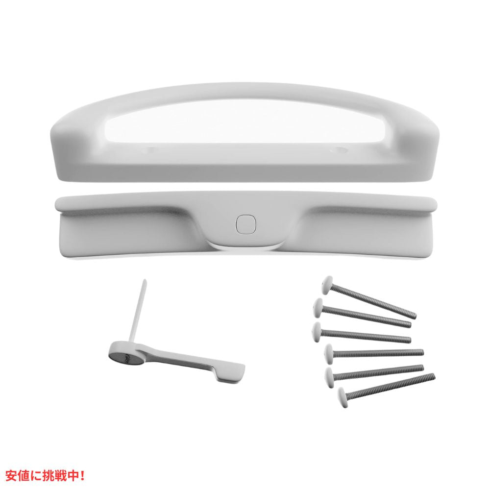 Essential Values パティオ ドア ハンドルセット ロックなし 鍵なし Patio Door Handle Set White 2