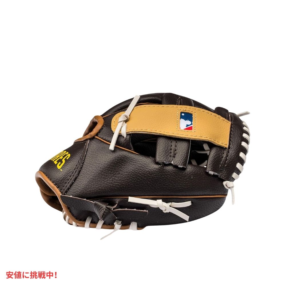 Franklin Sports フランクリンスポーツ MLB ユース ティーボール 野球 グローブ＆ボールセット 右利き パドレス MLB Youth Teeball Padres Glove and Ball Set 3