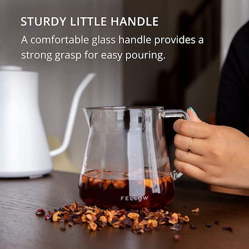 Fellow フェロー ガラスカラフェ 耐熱ガラス コーヒーポット 500mL [スモークグレー] Mighty Small Glass Carafe SMOKE GREY 6