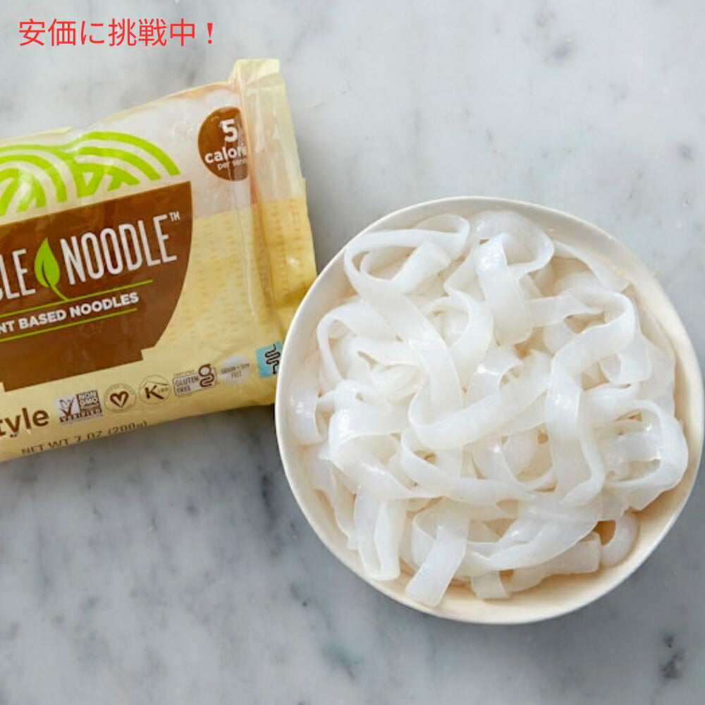 Miracle Noodle ミラクルヌードル しらたき フェットチーネスタイルヌードル 200g Shirataki Fettuccine Style Noodles 7oz 4