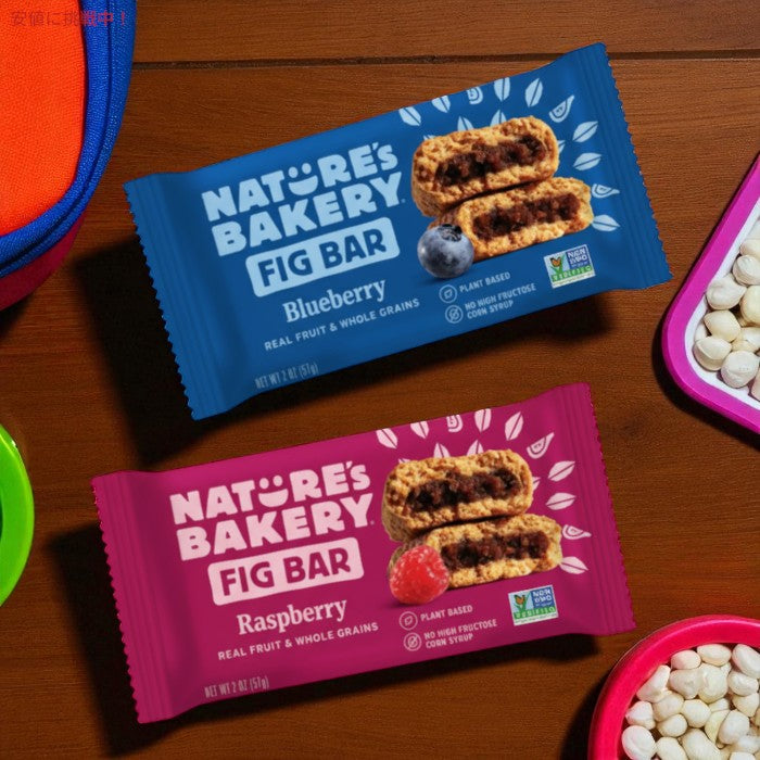 Nature's Bakery ネイチャーズベーカリー フィグバー バラエティパック ブルーベリー＆ラズベリー 40個入り Fig Bar, Variety Pack, 40-count 2