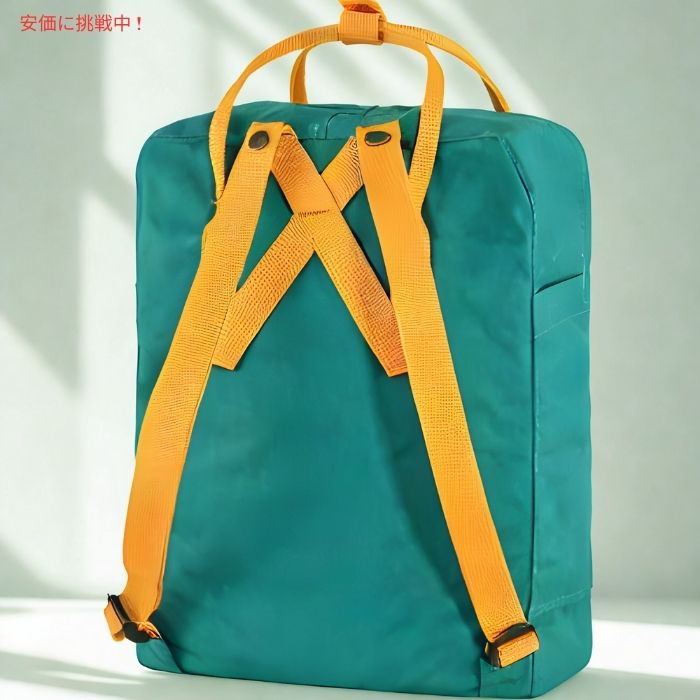 Fjallraven Kanken　フェールラーベン カンケン アークティックグリーン／スパイシーオレンジ F23510　Arctic Green/Spicy Orange 3