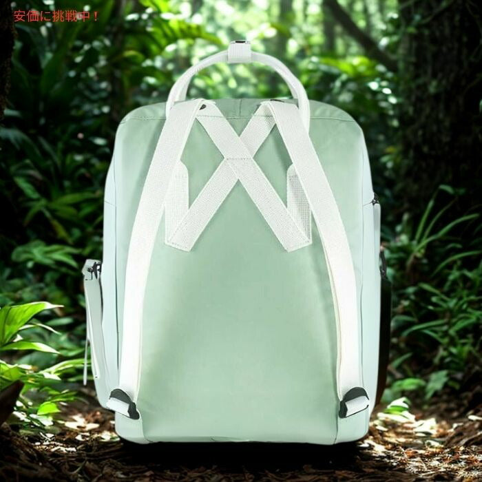 Fjallraven Kanken フェールラーベン カンケン ミントグリーン/クールホワイト バックパック F23510　Mint Green/Cool White Backpack 4