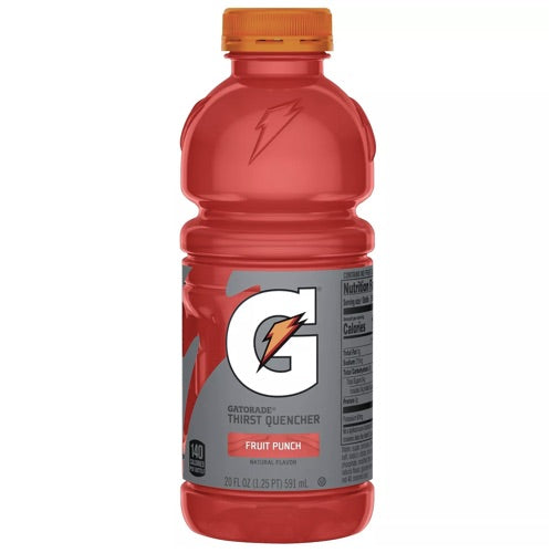 【お得な6本】Gatorade Fruit Punch Sports Drink -20 fl oz Bottles / ゲータレード スポーツドリンク [フルーツパンチ味] 591ml 2