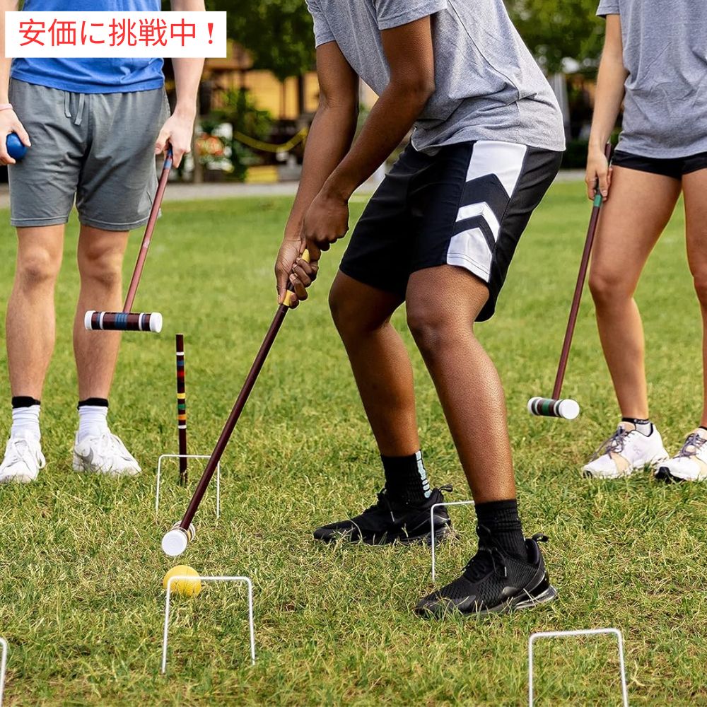 Franklin Sports フランクリンスポーツ インターミディエイトクロケットセット 6人用 Intermediate Croquet Set 6 Players 6