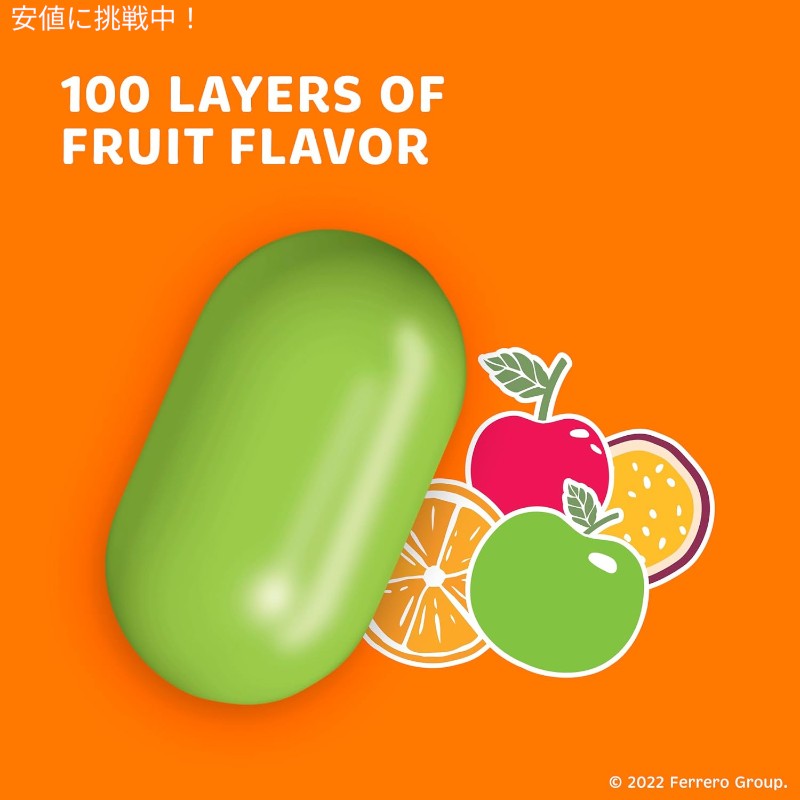 Tic Tac ティックタック Fruit Adventure Mints 17.2 Oz ミント フルーツアドベンチャー リフィル バッグ 1ozのケース付き Resealable Refill Bag 3