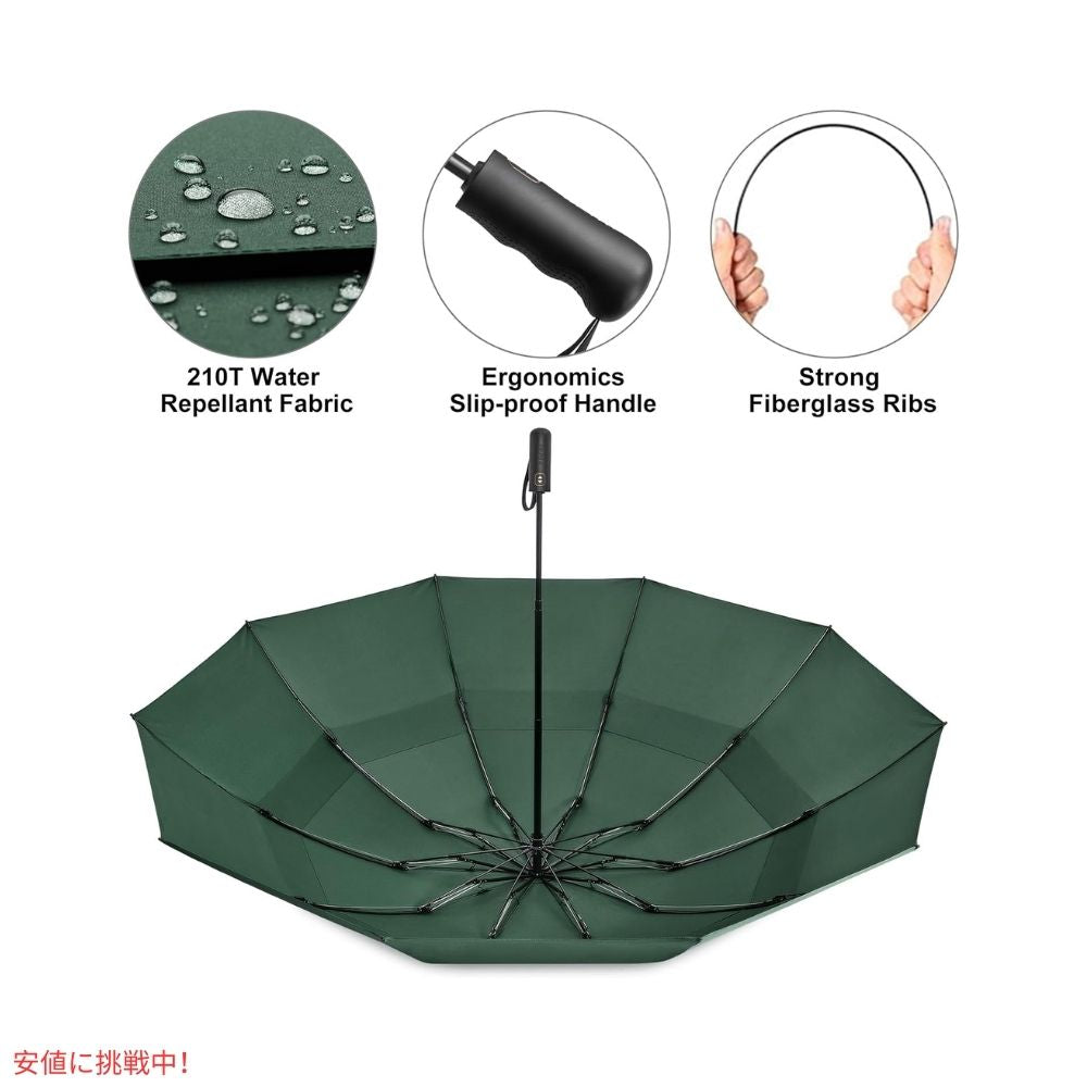 G4Free 自動開閉 ゴルフ傘 46インチ グリーン G4Free Automatic Golf Umbrella 46 inches-Green 5