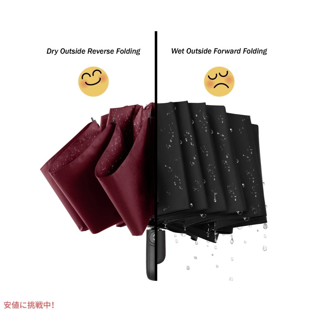 G4Free 自動開閉 ゴルフ傘 54インチ バーゲンディ G4Free Automatic Golf Umbrella 54 inches-Burgendy 6