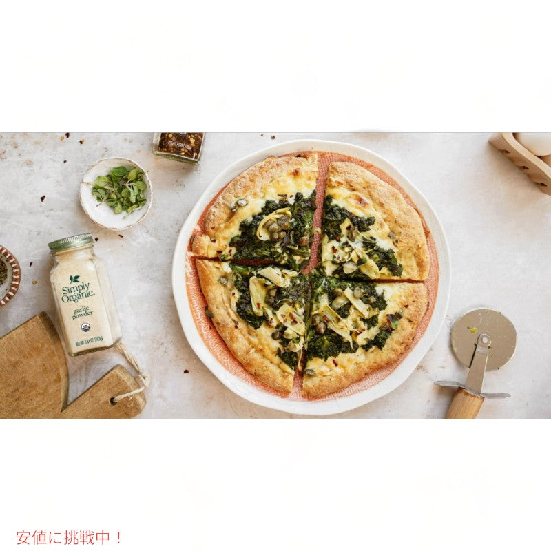 [2本] シンプリー オーガニック ガーリックパウダー オーガニックガーリック 103g / 3.64oz Simply Organic Garlic Powder 7