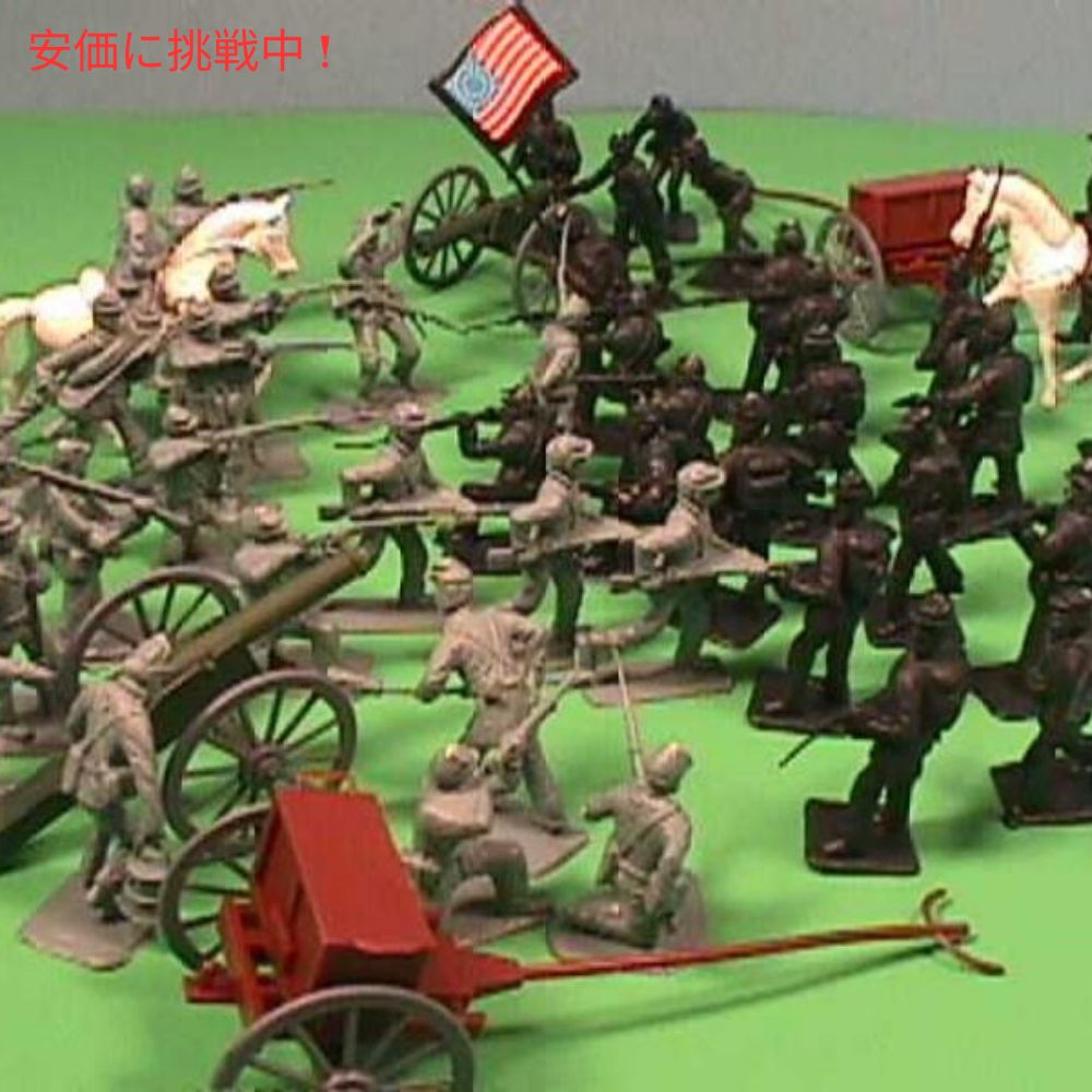 ゲティスバーグの戦い 兵士セット ワンサイズ プラスチック Gettysburg Battle Soldier Set One Size Plastic 2