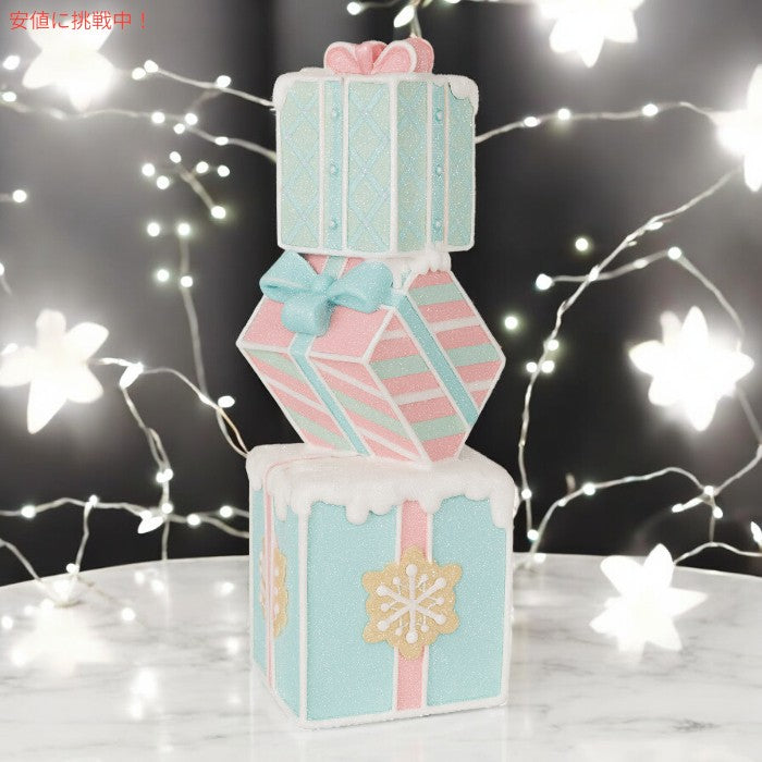 ミセス・クロース・ベーカリー Mrs. Claus' Bakery ジンジャーブレッド ギフトボックス クリスマスデコレーション 14インチ（約36cm） 4